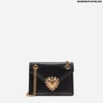 DOLCE & GABBANA MEDIUM DEVOTION BAG IN SMOOTH CALFSKIN LEATHER