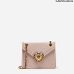 DOLCE & GABBANA MEDIUM DEVOTION BAG IN SMOOTH CALFSKIN LEATHER