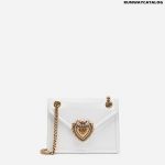 DOLCE & GABBANA MEDIUM DEVOTION BAG IN SMOOTH CALFSKIN LEATHER