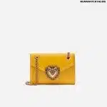 DOLCE & GABBANA SMOOTH CALFSKIN DEVOTION MINI BAG