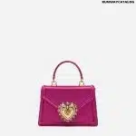 DOLCE & GABBANA SMALL SATIN DEVOTION BAG