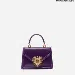 DOLCE & GABBANA SMALL DEVOTION BAG IN CALFSKIN