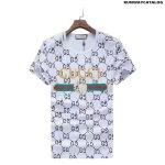 Gucci GG Printed White Cotton T-Shirt