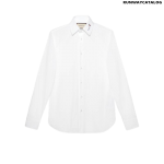 Gucci Poplin shirt with Gucci flower fil coupé