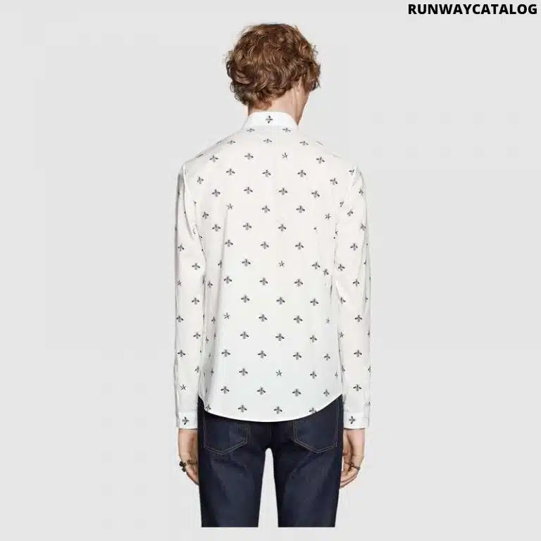 Gucci Bee star cotton Duke shirt - Image 3