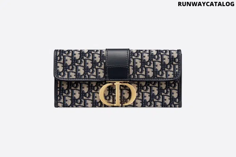 Christian Dior 30 Montaigne jacquard canvas clutch bag