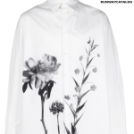 Valentino floral motif shirt