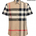 BURBERRY SOMERTON STRETCH COTTON POPLIN SHIRT