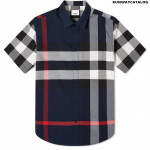 BURBERRY SHORT SLEEVE SOMERTON LARGE CHECK SHIRT