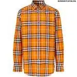 BURBERRY  Cotton Poplin Check Shirt