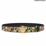 Versace La Medusa Leather Belt