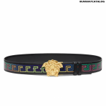 Versace La Medusa Greca Neon Print Belt