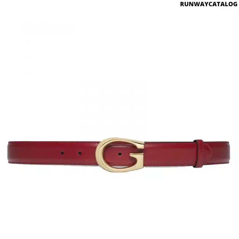 Gucci Thin Belt with G Buckle