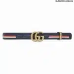 Gucci Leather belt with torchon Double G buckle