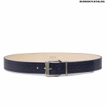 Versace Greca Embossed Leather Belt