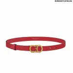 Christian Dior Saddle Women Belt Red Ultrasoft Calfskin, 20 MM