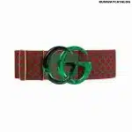 Gucci Elastic belt with Double G buckle