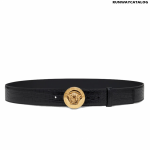 Versace La Medusa Mock Croc Leather Belt