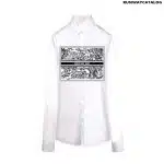 Christian Dior Print logo White Shirt