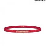 Christian Dior-ID Belt Raspberry Smooth Calfskin