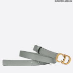 Christian Dior Saddle Belt Gray Ultrasoft Calfskin, 20 MM