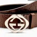 Gucci Guccissima Belt with Square G Buckle