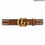 GUCCI Studded belt with Double G buckle