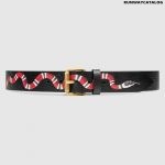 Gucci Leather Belt with Kingsnake