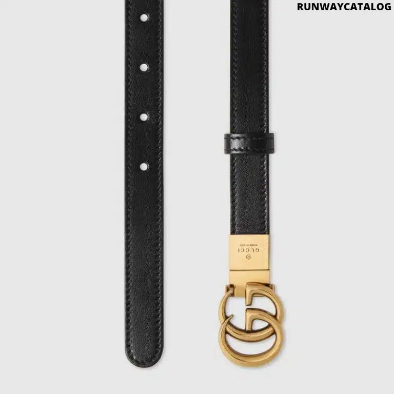 Gucci GG Marmont Reversible Thin Belt - Image 2