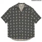 Gucci anchor print bowling shirt