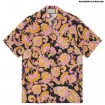 Gucci paisley-print short-sleeved shirt