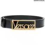 Versace logo buckle belt