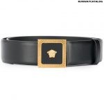 Versace Medusa square buckle belt