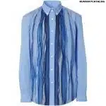 BURBERRY  Pleated Printed Shirt