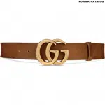 Gucci Leather Belt with Double G Buckle