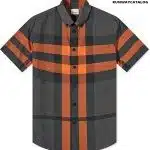 Burberry Short Sleeve Thames Large Check Shirt