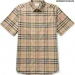 Burberry Checked Cotton-Poplin Shirt