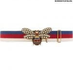 Gucci Sylvie Web belt with bee