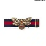 Gucci Web belt with bee