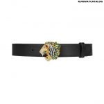 Gucci Leather belt with tiger head