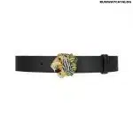 Gucci Leather belt with tiger head