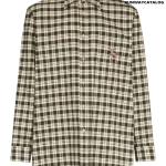 Gucci Embroidered Check Cotton Shirt