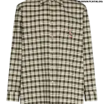 Gucci Embroidered Check Cotton Shirt