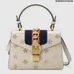 Gucci Sylvie Bee Star mini leather bag