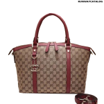 Gucci Gg Canvas Top Handle Bag