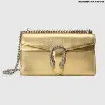 Gucci Dionysus Small Shoulder Bag in Gold