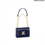 Louis Vuitton Twist MM Bag in Saphir Blue