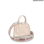 Louis Vuitton Alma BB Bag in Quartz White