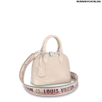 Louis Vuitton Alma BB Bag in Quartz White