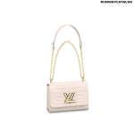 Louis Vuitton Twist MM Bag in Latte Matte